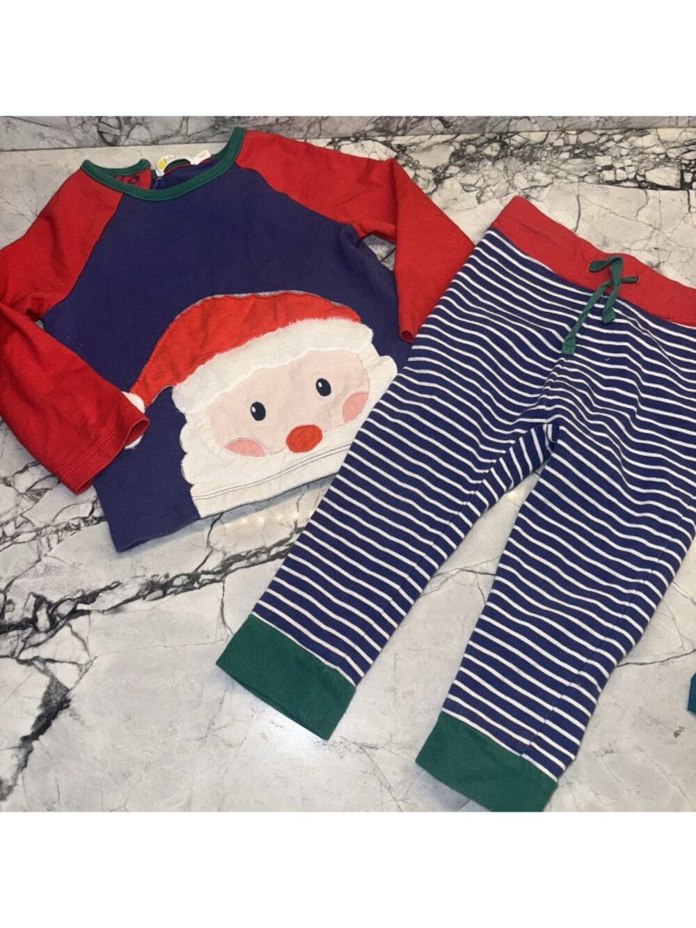 Baby Boden 18-24 Months Santa Christmas Holiday Outfit Set